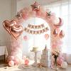 Sanu Belle Heart Foil Balloons 2 Pack Rose Gold 24 Inch view 2