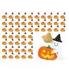 Halloween Lollipop Card - Ghost Pumpkin Lollipop Holder, 50 pcs view 1