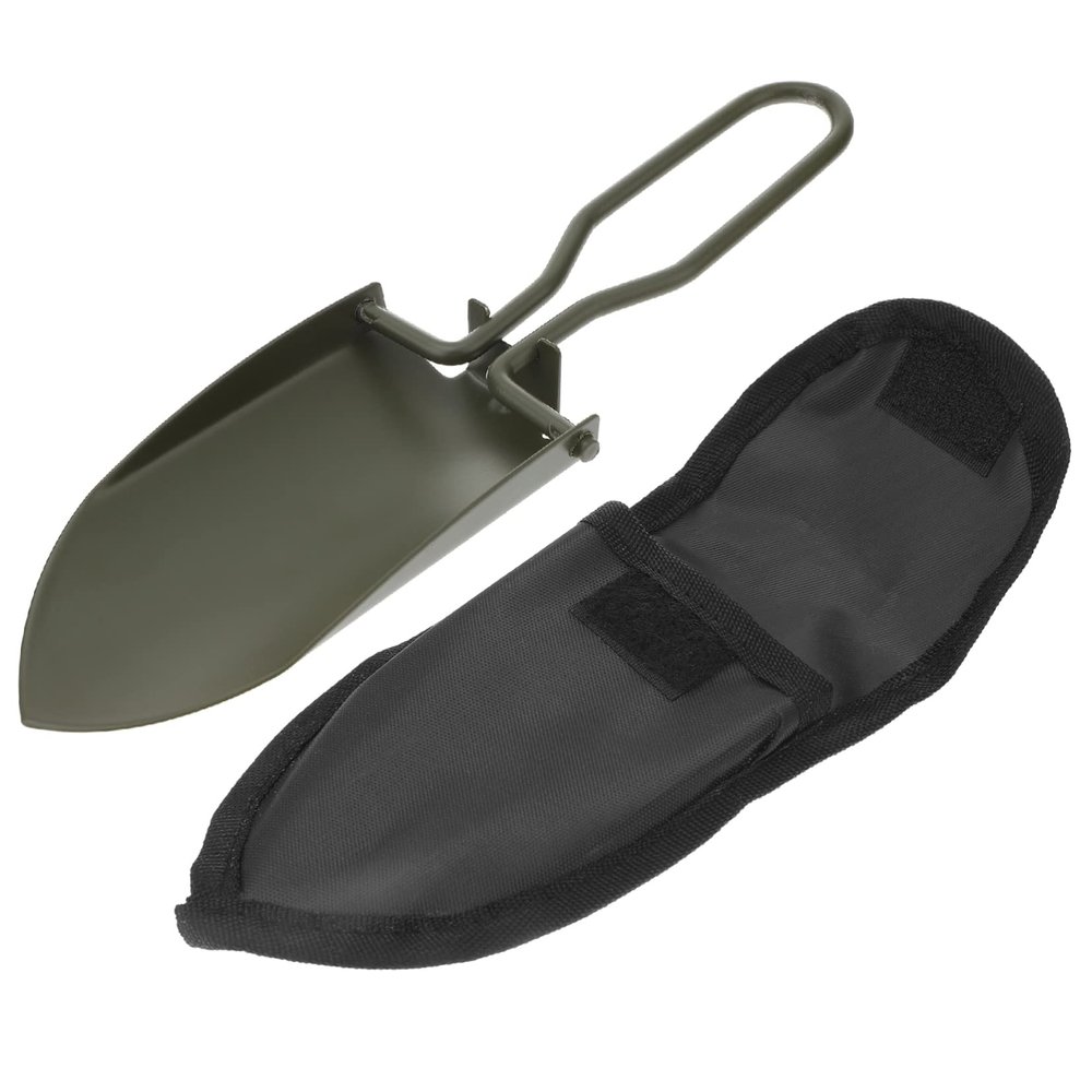 Gatuida Portable Folding Garden Shovel with Storage Bag
