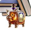 Animal-Shaped Whiskey Bottle, Decorative Table Figurine view 1