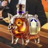 Animal-Shaped Whiskey Bottle, Decorative Table Figurine view 3