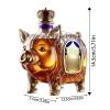 Animal-Shaped Whiskey Bottle, Decorative Table Figurine view 4