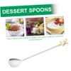 VICASKY Long Stirring Spoon with Decorative Head view 4