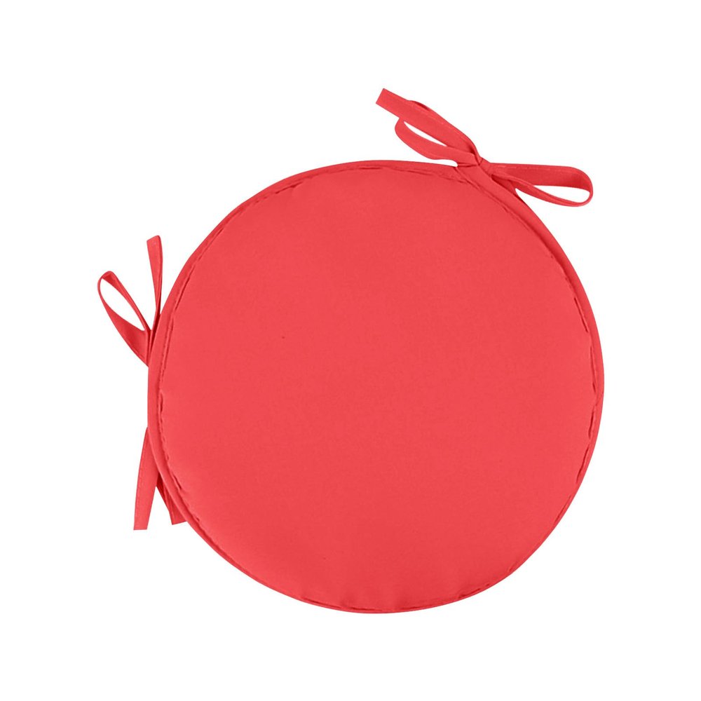 Generic Seat Cushion with Ties - 30x30 cm (Red)