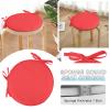 Generic Seat Cushion with Ties - 30x30 cm (Red) view 3