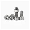 M6 M8 M10 M12 M16 304 Stainless Steel Round-Head Hex-Socket Hollow Screw, Machine-Thread Through-Hole Bolt (5-Piece Set, M12 x 20 x 6.2) view 1