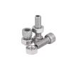 M6 M8 M10 M12 M16 304 Stainless Steel Round-Head Hex-Socket Hollow Screw, Machine-Thread Through-Hole Bolt (5-Piece Set, M12 x 20 x 6.2) view 3