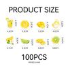 BIFHIG 100 Pcs Lemon Confetti view 2