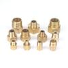 2-Piece 3/8" BSP Male to M14x1.5 Female Brass Reducer Bushing for Pressure Gauges view 2