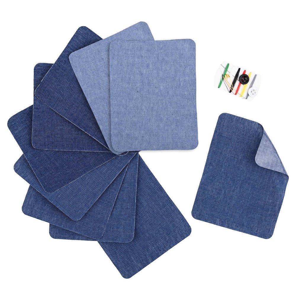 Jean Patches, 20 Iron-On Patches for DIY