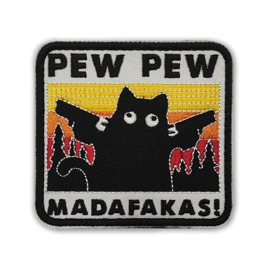 Black Cat Velcro Patch