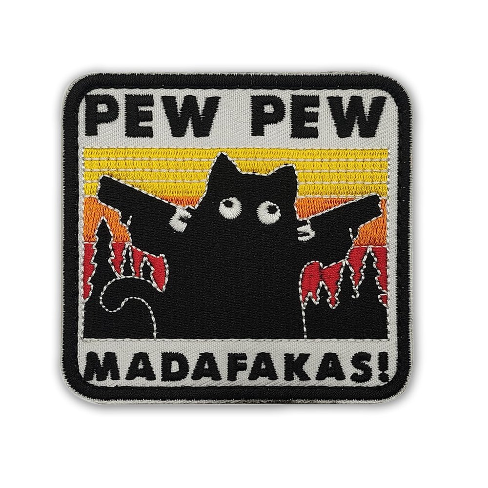 Black Cat Velcro Patch
