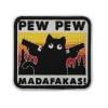 Black Cat Velcro Patch view 1