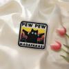 Black Cat Velcro Patch view 3
