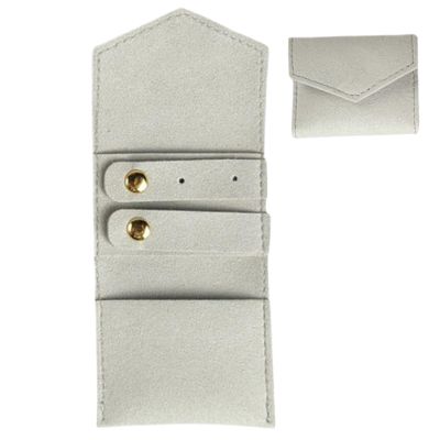 Zestivra Travel Jewelry Pouch - Foldable Portable Compact Jewelry Bag