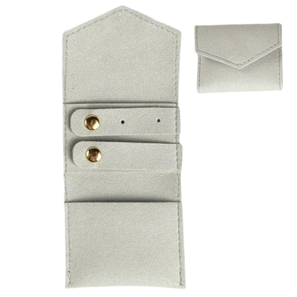 Zestivra Travel Jewelry Pouch - Foldable Portable Compact Jewelry Bag