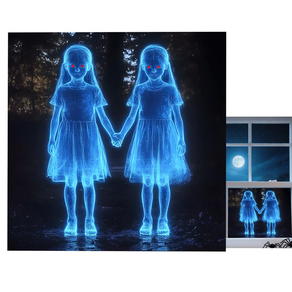 Halloween Wall Stickers - Durable Holiday Glass Decals