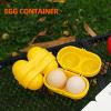 Egg Holder - Portable Container for 2 Eggs with Shock Protection view 2