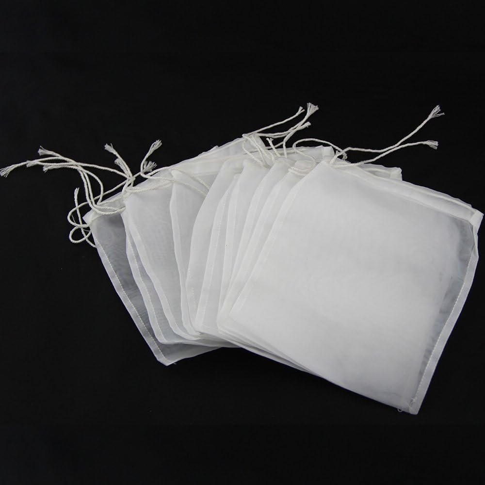 5-Pack White Nylon Straining Bags