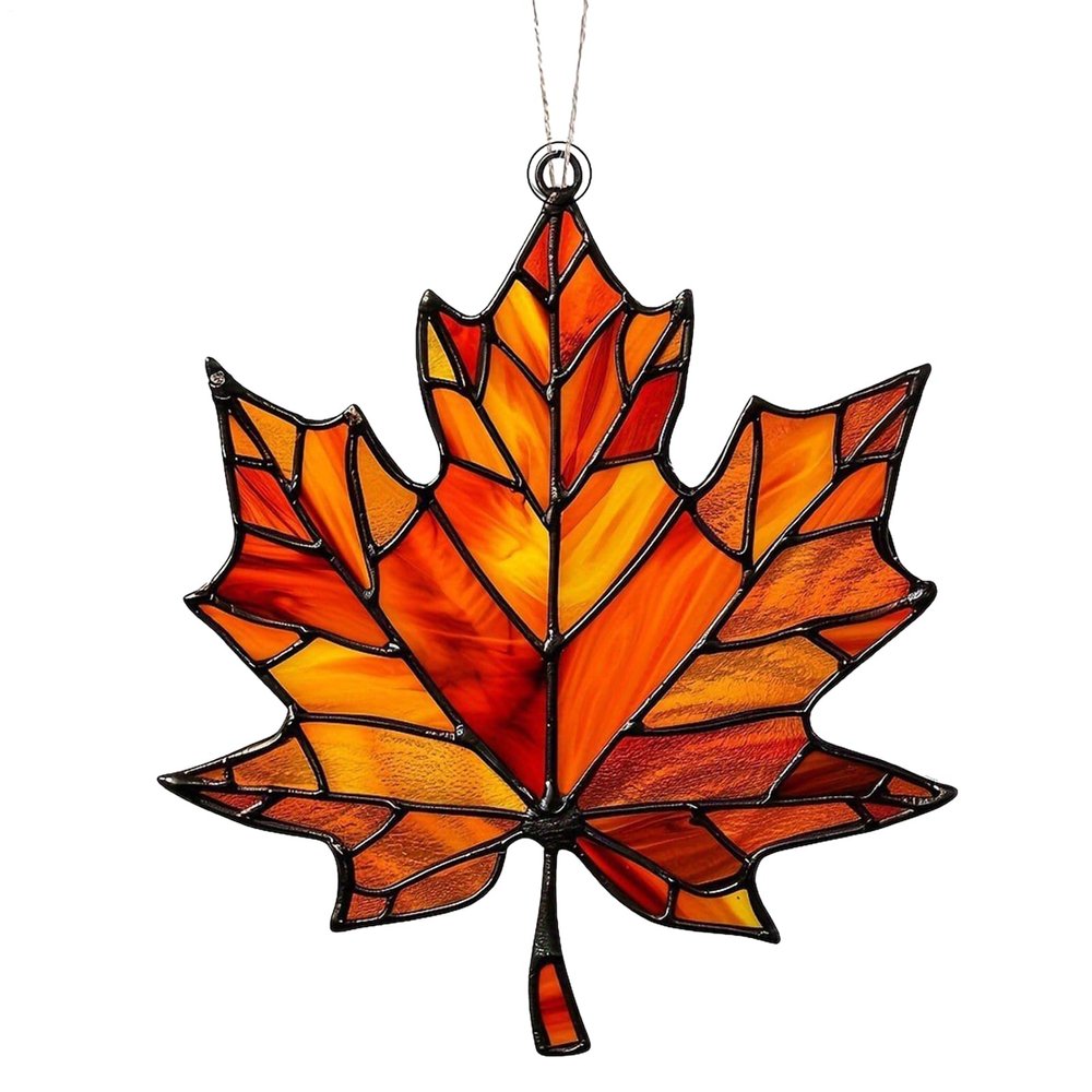 Acrylic Maple Leaf Ornament