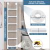 Window Well Ladder for 3.3- to 10-Foot-High Entrances, Heavy-Duty Wrought-Iron Wall-Mount view 2