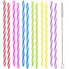 12 Pack Reusable Straws view 1