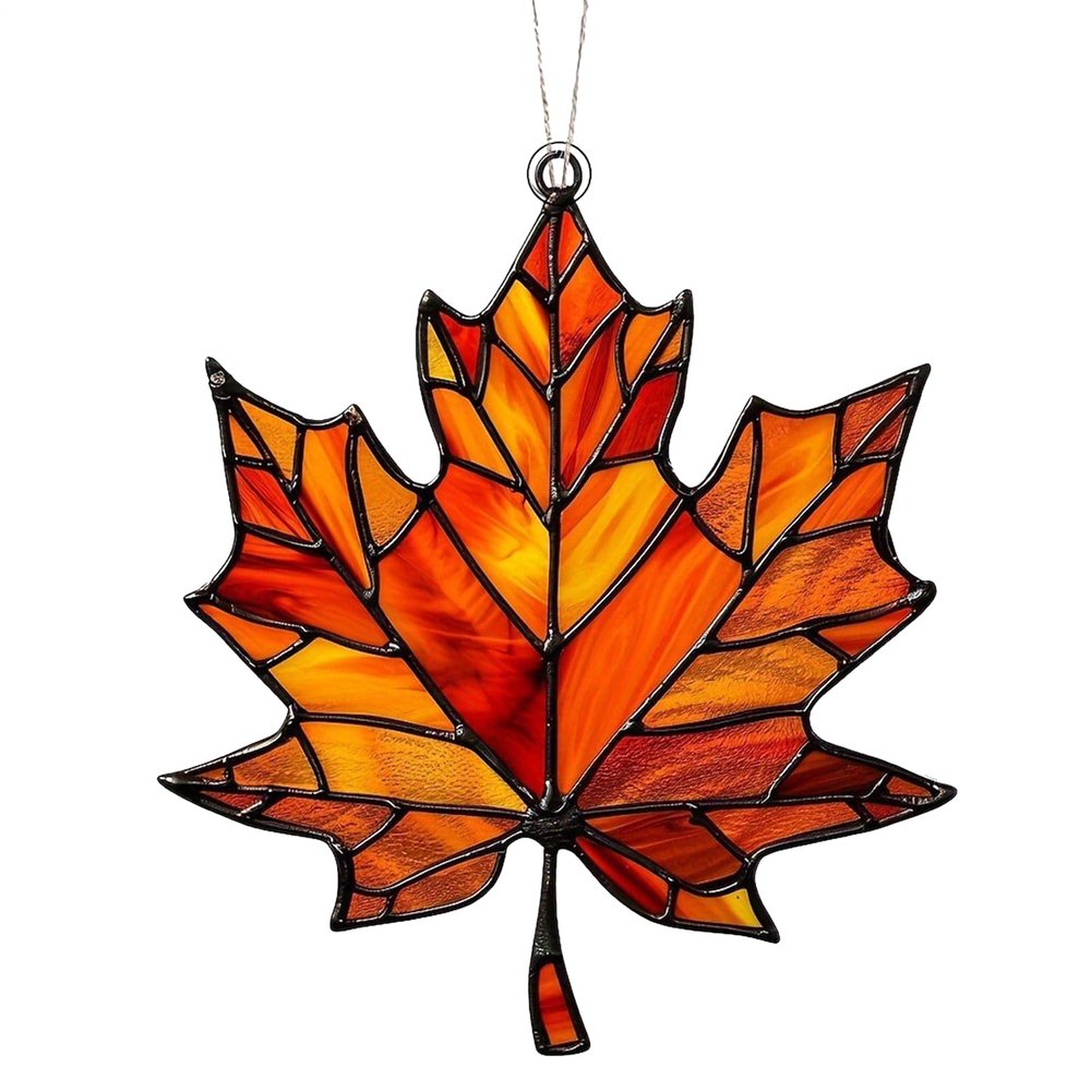 Maple Leaves Acrylic Ornament