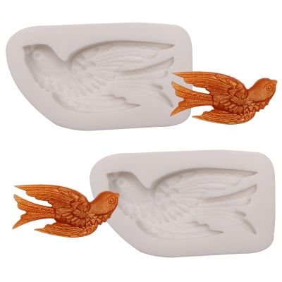 Swallow Silicone Fondant Molds - 2 Piece Set