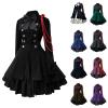 Women's Medieval Gothic Renaissance Cosplay Dress view 3