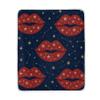 Caihoyu Sofa Throw Blanket, 127 x 152 cm, Girls’ Star Kiss Lips Wallpaper Design view 1