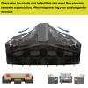 AOFOAE Waterproof Winter Patio Furniture Cover, 270 x 160 x 30 cm view 4