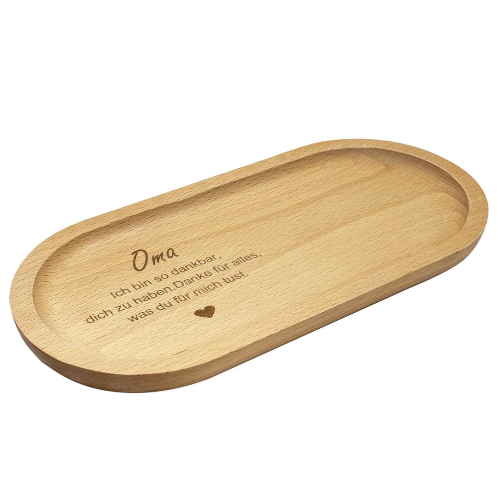 Oval Wooden Tray