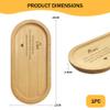 Oval Wooden Tray view 2