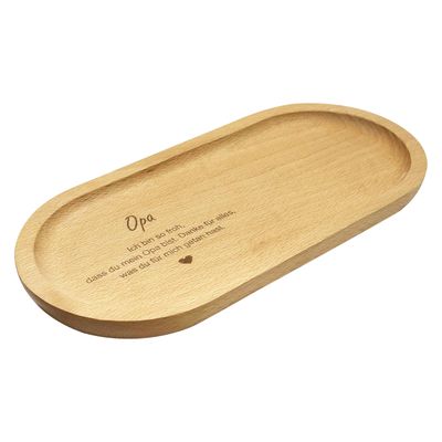 Oval Wooden Tray