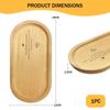Oval Wooden Tray view 2