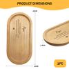 Oval Wooden Tray view 2