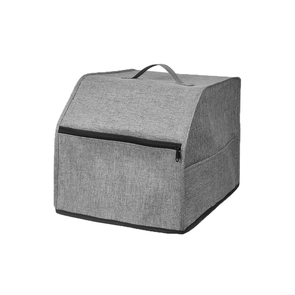 Lastdaytime Storage-Friendly Gray Overlock Sewing Machine Cover