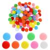 Tyqour 100 Pack Colorful Pom Poms for Crafting view 1