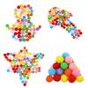Tyqour 100 Pack Colorful Pom Poms for Crafting view 4