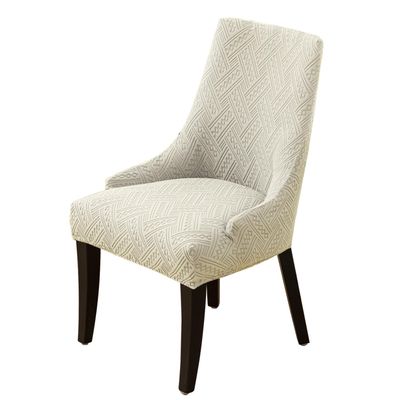 Stretch Wingback Chair Slipcovers, Washable Upholstered Armchair Covers, Fits Dining and Accent Chairs, Living Room Protector, Banquet (D-Beige, 6-Piece)