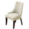 Stretch Wingback Chair Slipcovers, Washable Upholstered Armchair Covers, Fits Dining and Accent Chairs, Living Room Protector, Banquet (D-Beige, 6-Piece) view 1
