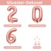2026 XXL Rose Gold Foil Balloon Set view 2