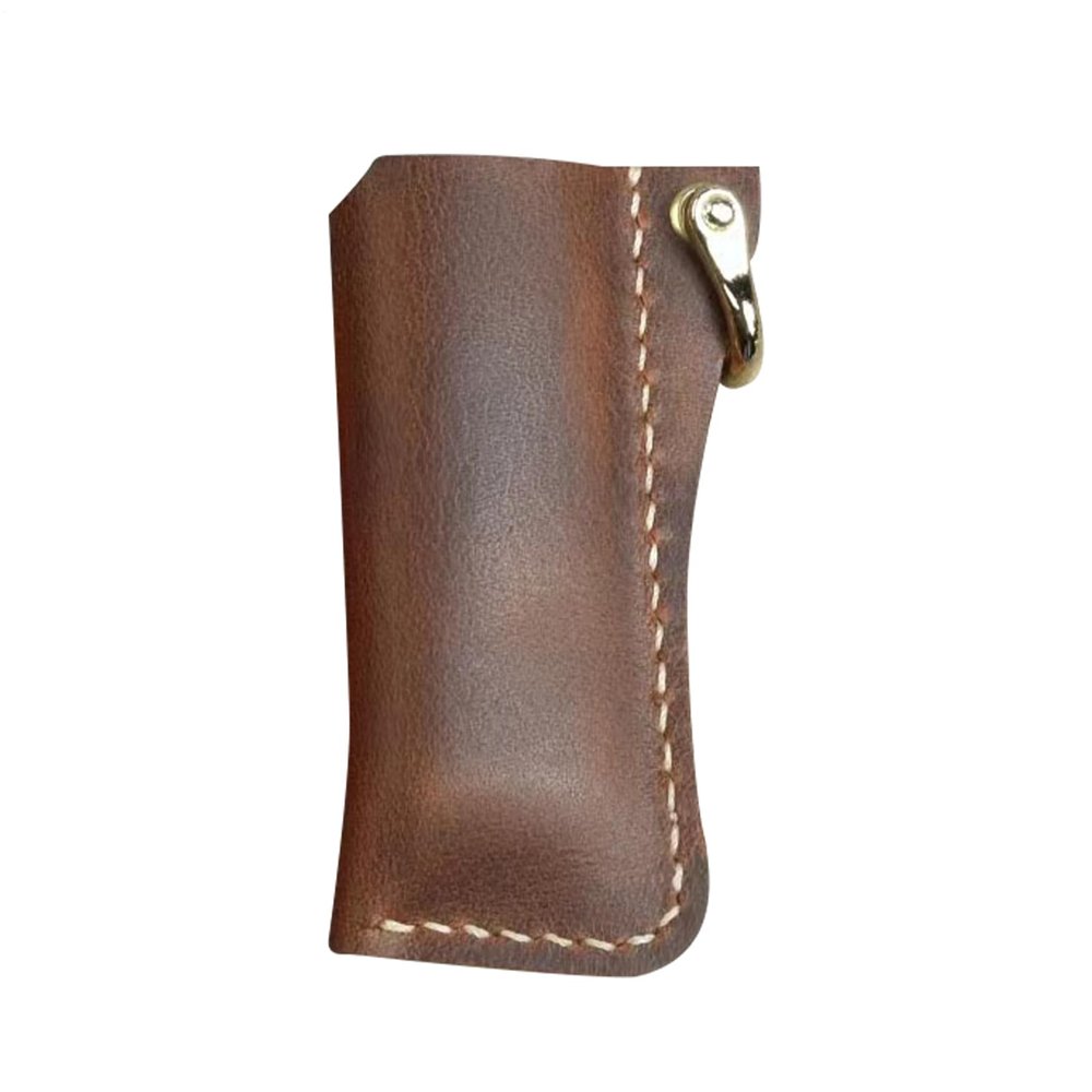 Leather Lighter Sleeve Keychain Holder