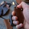 Leather Lighter Sleeve Keychain Holder view 4