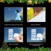 Christmas Window Stickers, 9 pcs Self-Adhesive Snowflakes view 3
