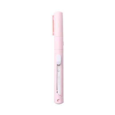 2-in-1 Folding Scissors with Art Cutter (Pink)