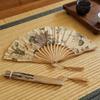 Foldable Hand Fan | Classic Retro Style | Chinese Design Portable Cooling Accessory view 3