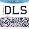 52 Black Iron-On Letter Patches, A-Z view 2