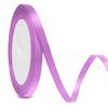 Purple Satin Ribbon 6mm x 23m view 1