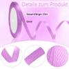 Purple Satin Ribbon 6mm x 23m view 2